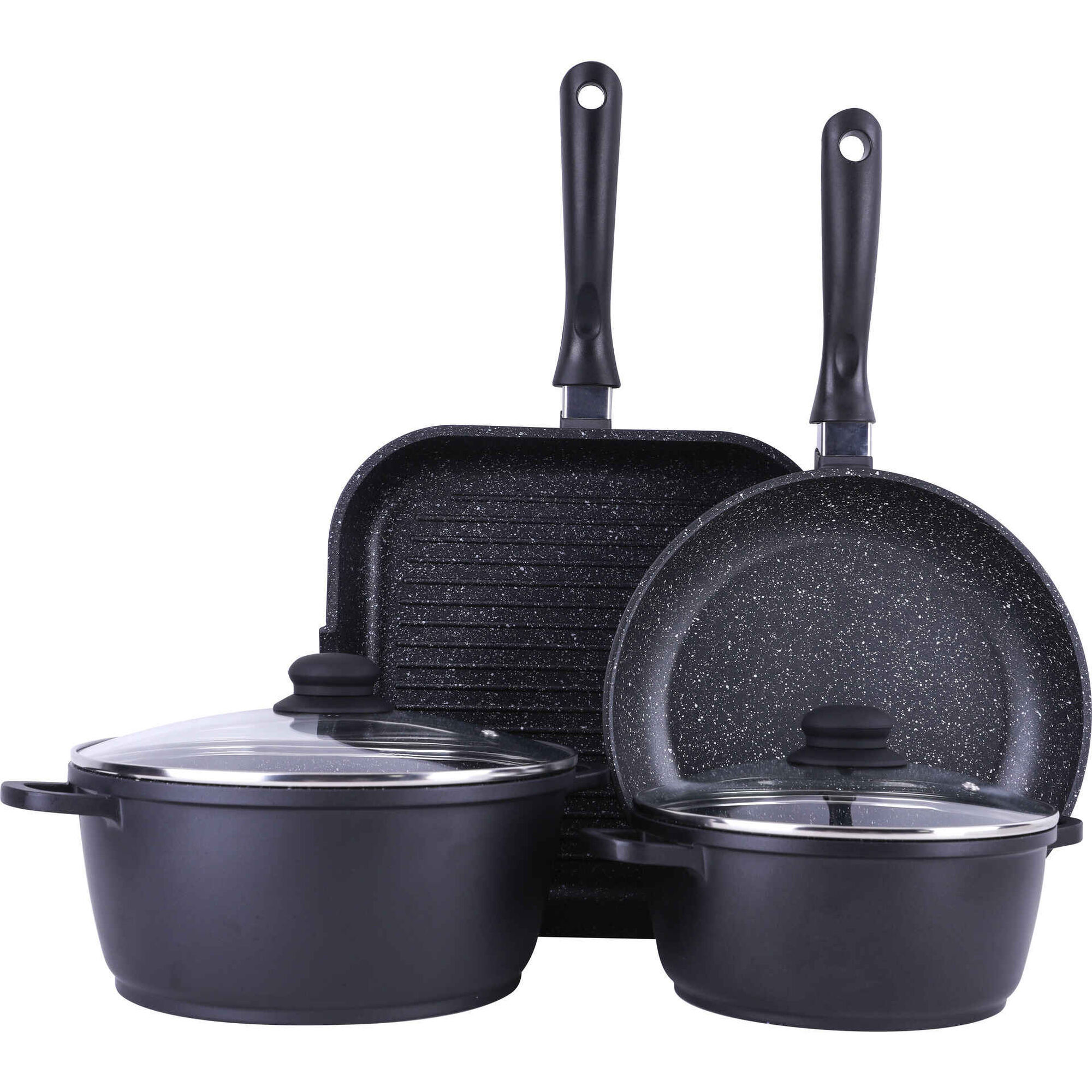 Trem Cozinha 4 Peças Alumínio Fundido Antiaderente Classic