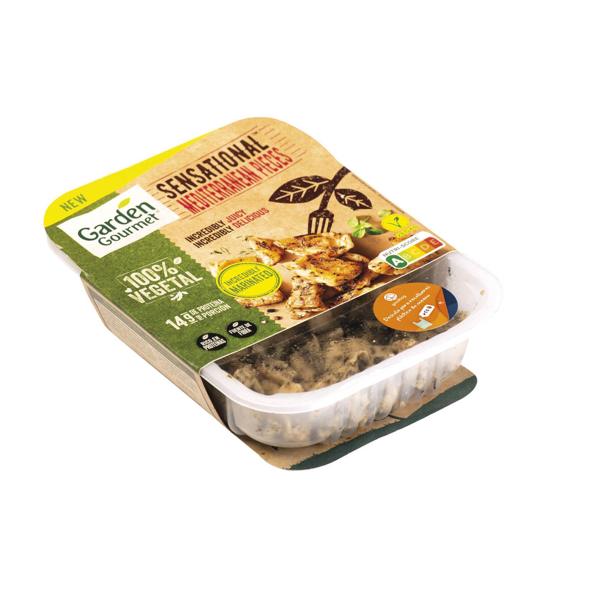 Tiras Marinadas de Prote&iacute;na Vegetal Garden Gourmet