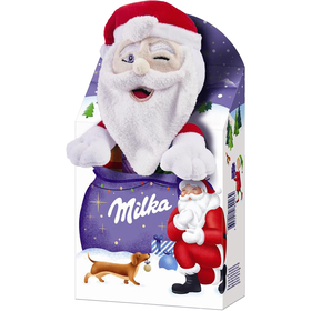 Chocolates de Leite com Peluche de Natal Chocolates de Leite com Peluche de Natal