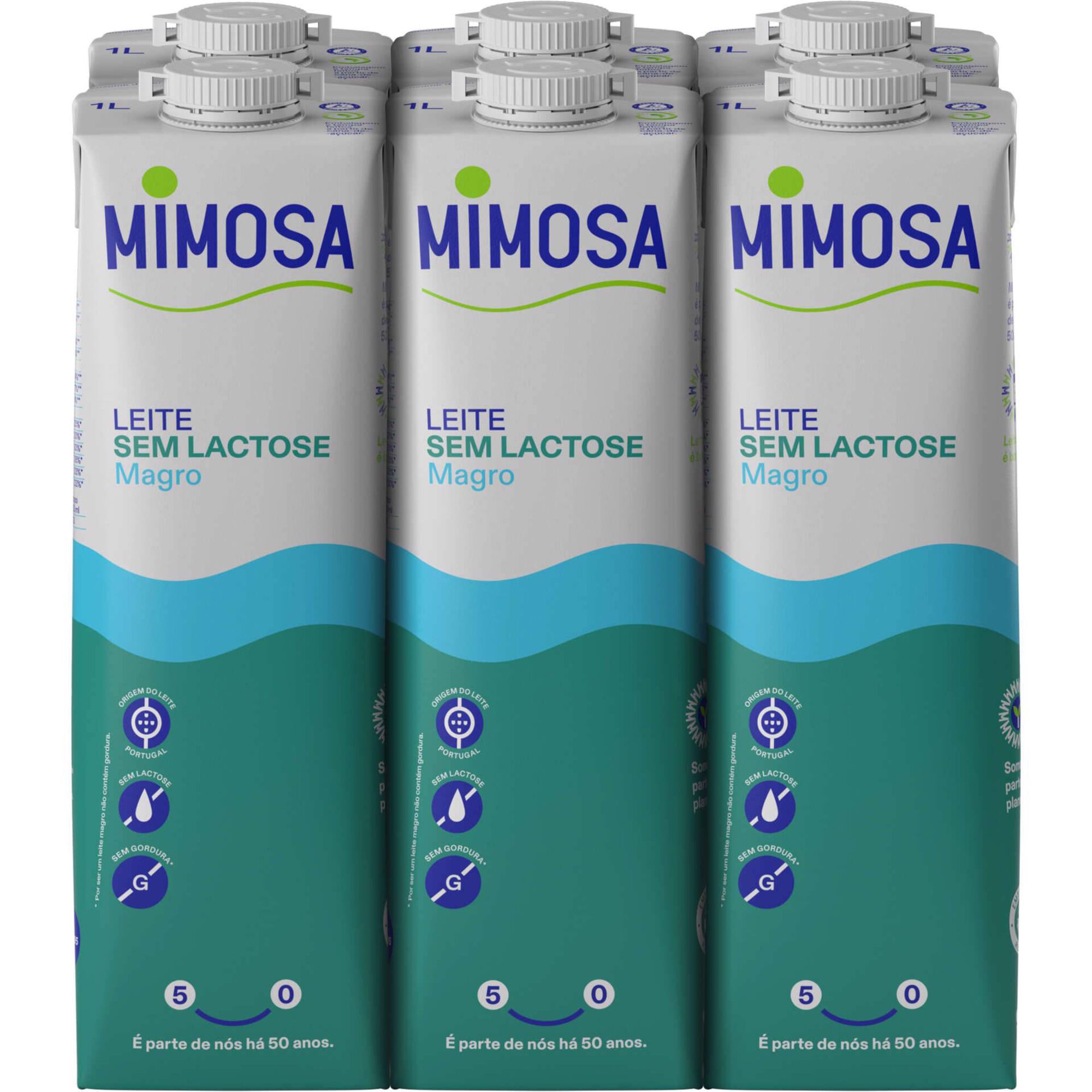 Leite Enriquecido Magro 0% Lactose Mimosa