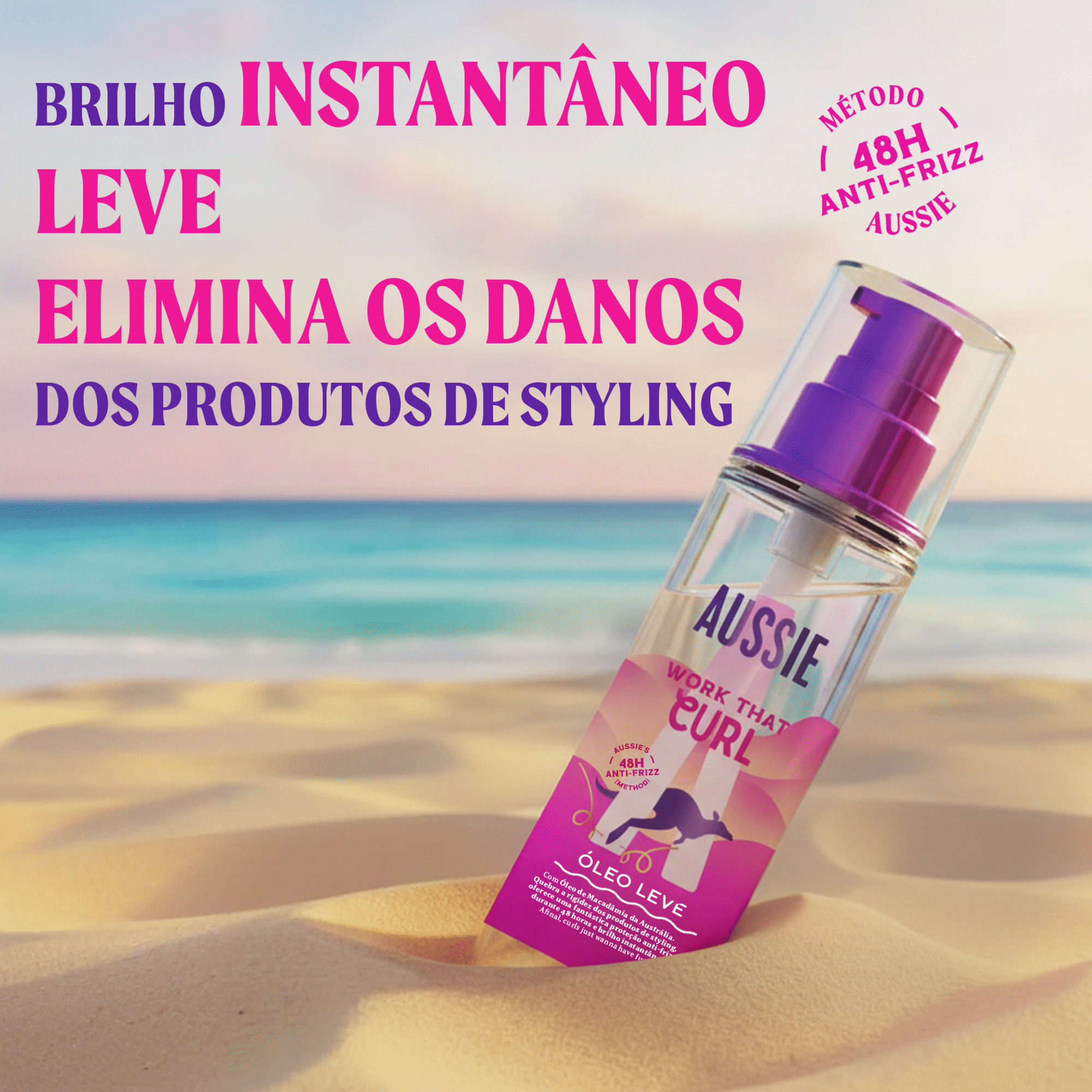 &Oacute;leo Cabelo Curls Aussie