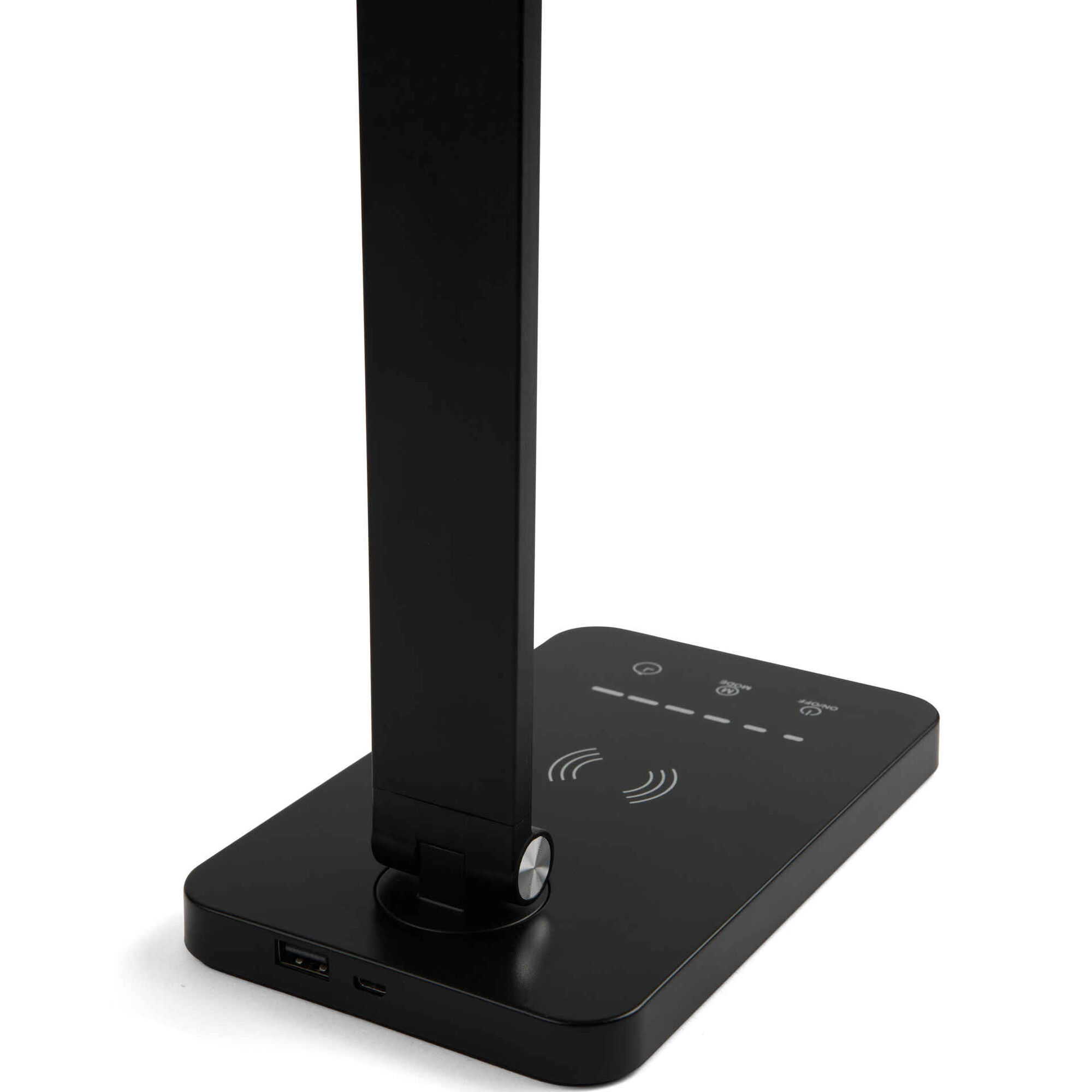 Candeeiro Dobrável com Carregamento Wireless Preto Candeeiro Dobrável com Carregamento Wireless Preto