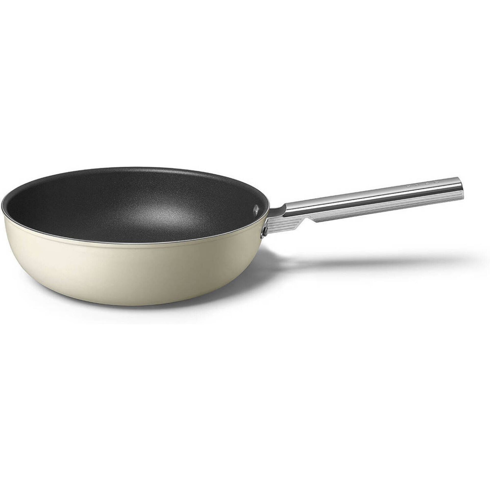 Wok Antiaderente Alum&iacute;nio 30cm Creme