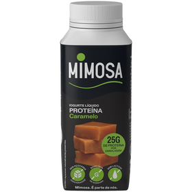 Iogurte L&iacute;quido Prote&iacute;na Caramelo Mimosa