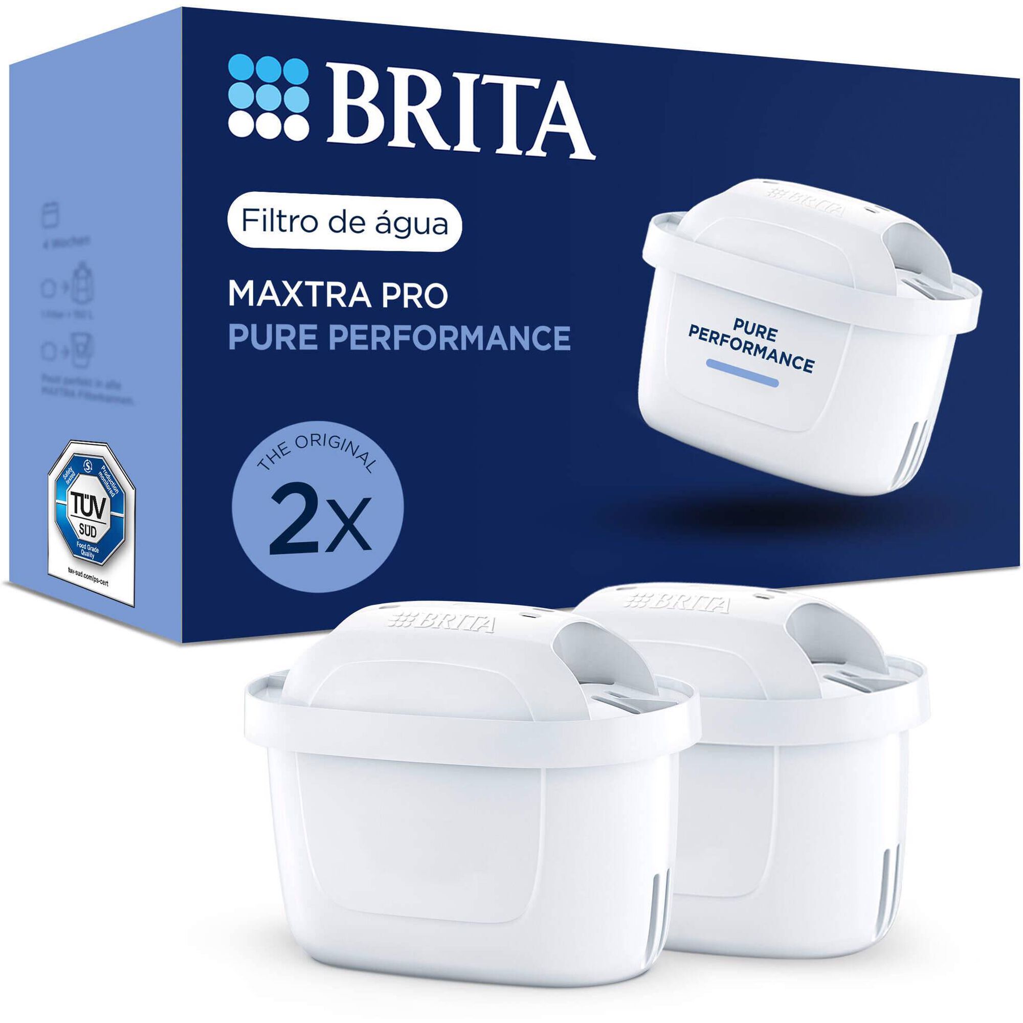 Conjunto 2 Filtros para Jarro de Filtrar Maxtra Pro All-In-1 Brita