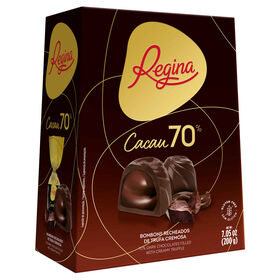 Bombons de Chocolate Negro 70% Cacau com Recheio de Trufa Cremosa Bombons de Chocolate Negro 70% Cacau com Recheio de Trufa Cremosa