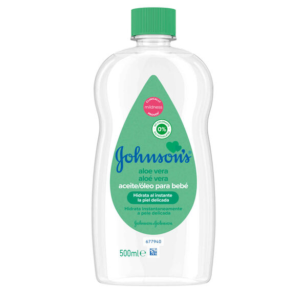 Óleo Suave Aloe Vera para Bebé Johnsons Baby