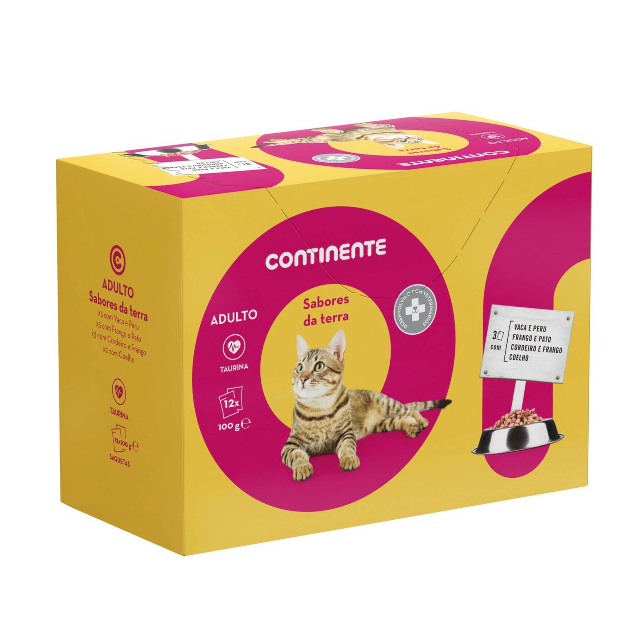 Comida Húmida para Gato Sabores Terra Saquetas Pack Poupança Continente ...