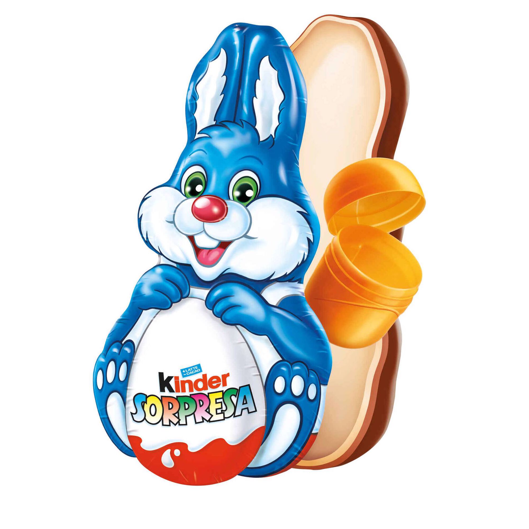 Coelho Chocolate de Leite com Surpresa Azul