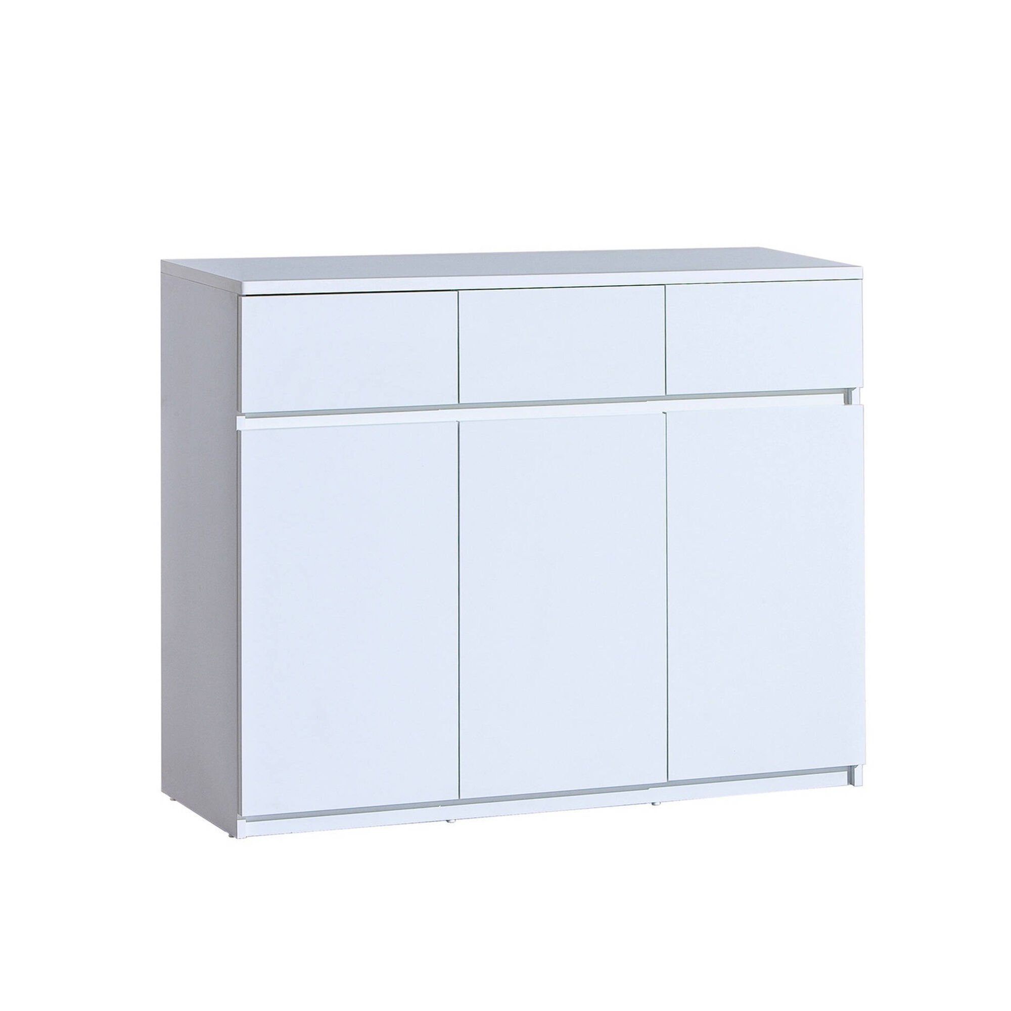 Aparador 3 Gavetas 3 Portas 120x94x40cm Arca