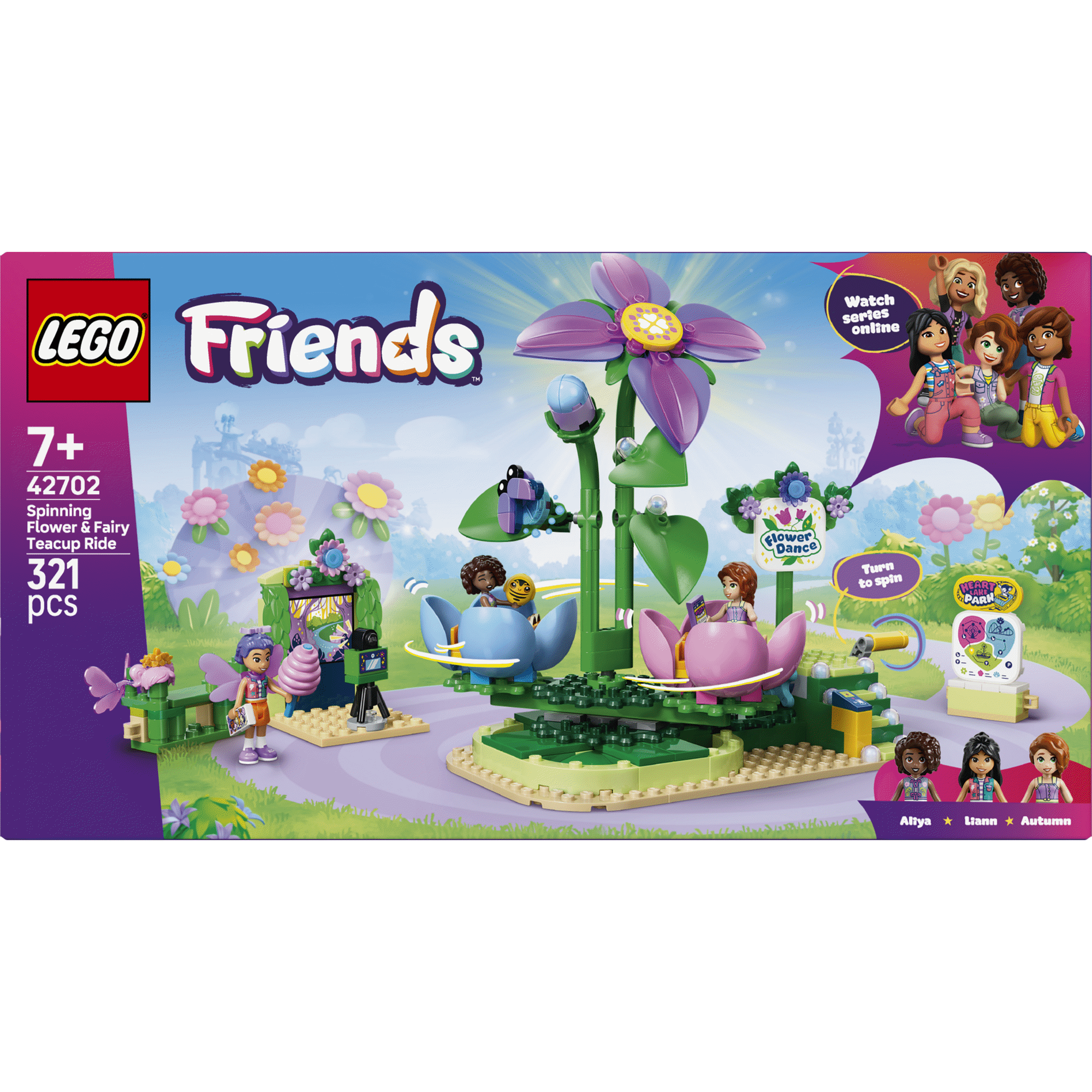 LEGO Friends - Carrossel de Flores e Ch&aacute;venas de Ch&aacute; de Fadas - 42702