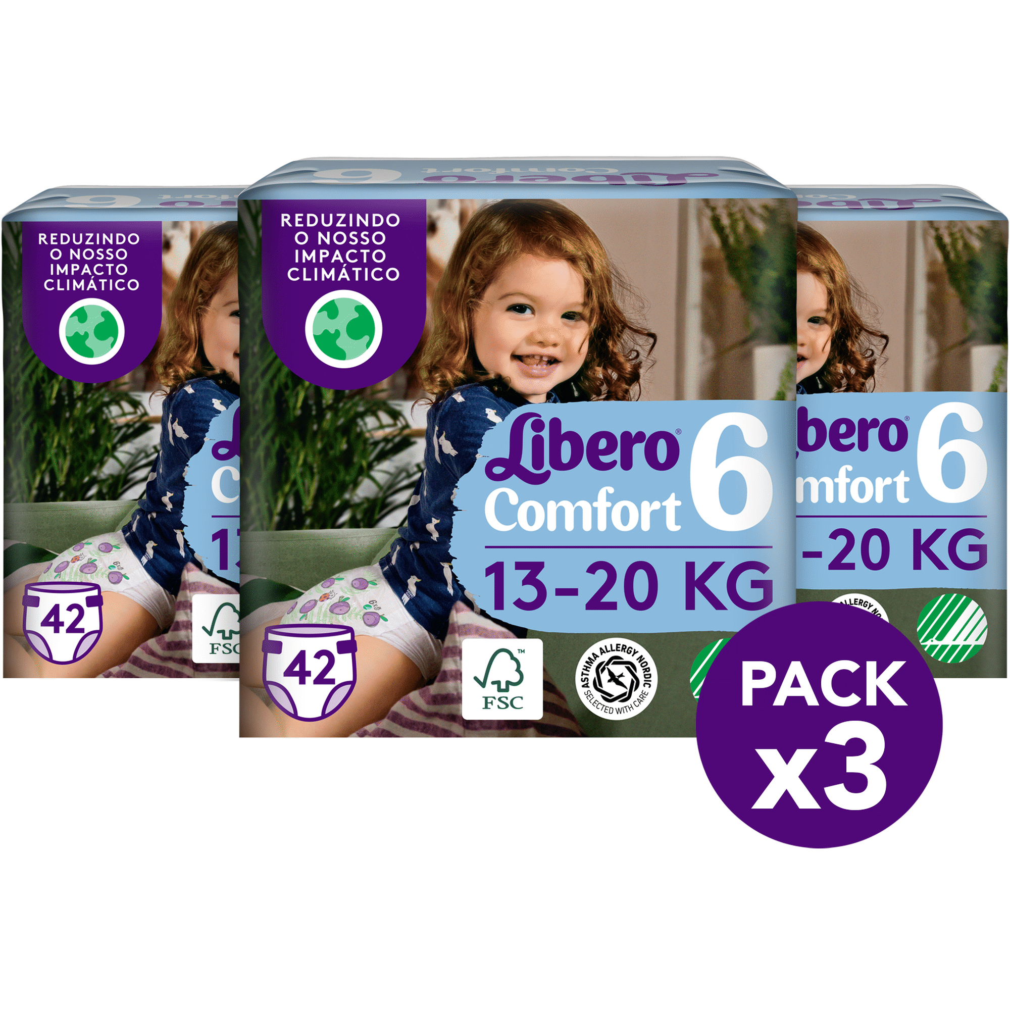 Fraldas Comfort 13-20kg T6 Fraldas Comfort 13-20kg T6