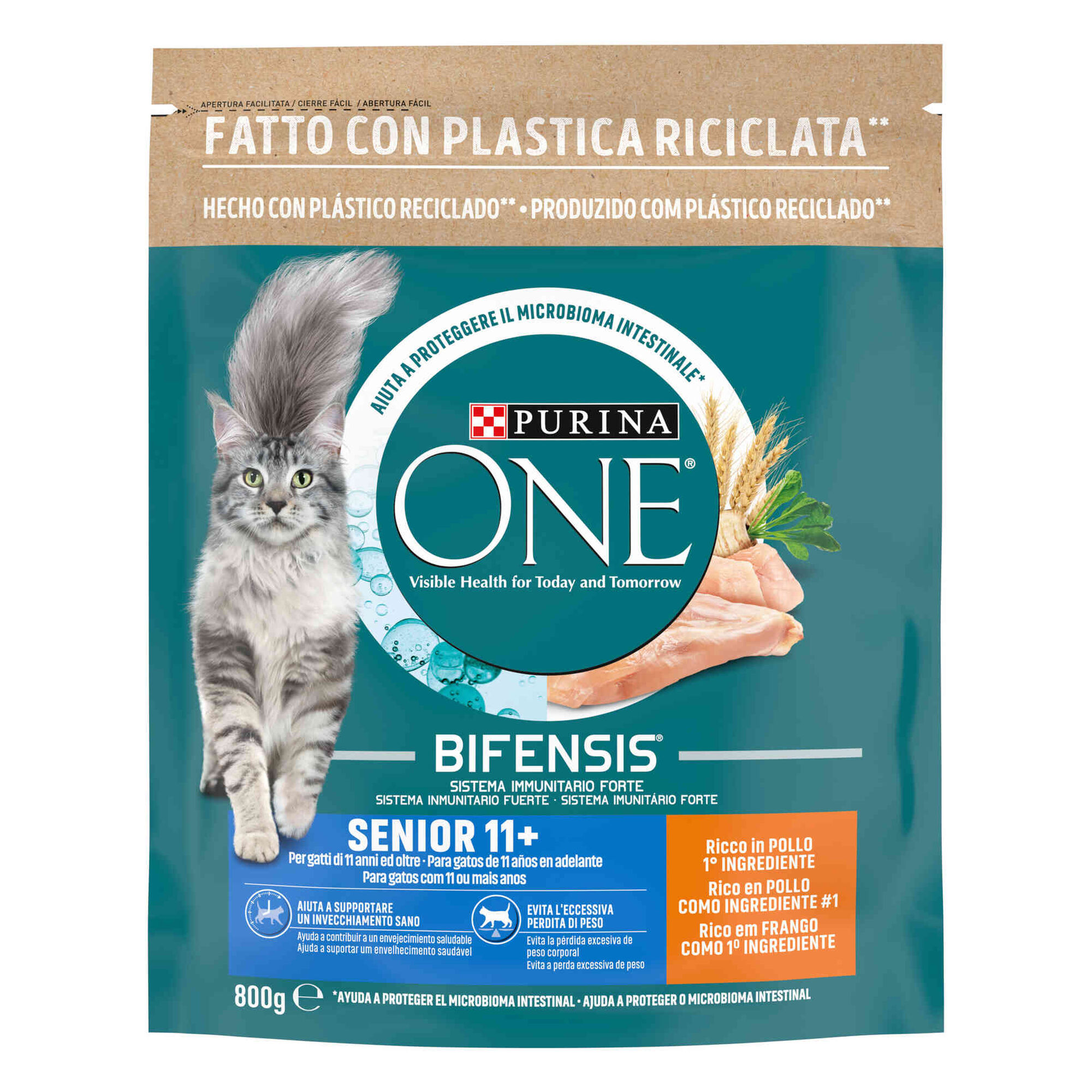 Ra&ccedil;&atilde;o para Gato S&eacute;nior Frango Purina One