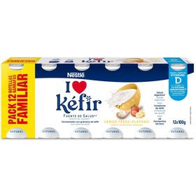 Kefir Morango e Banana Nestl&eacute;&nbsp; &nbsp;