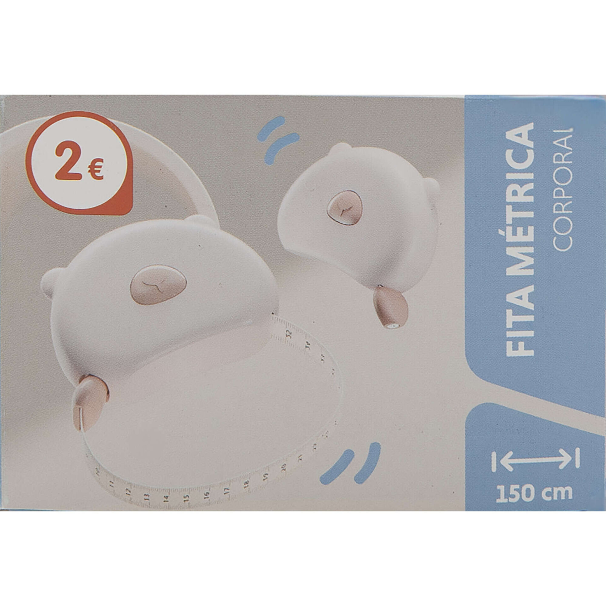 Fita M&eacute;trica Corporal Retr&aacute;til Bazar&atilde;o