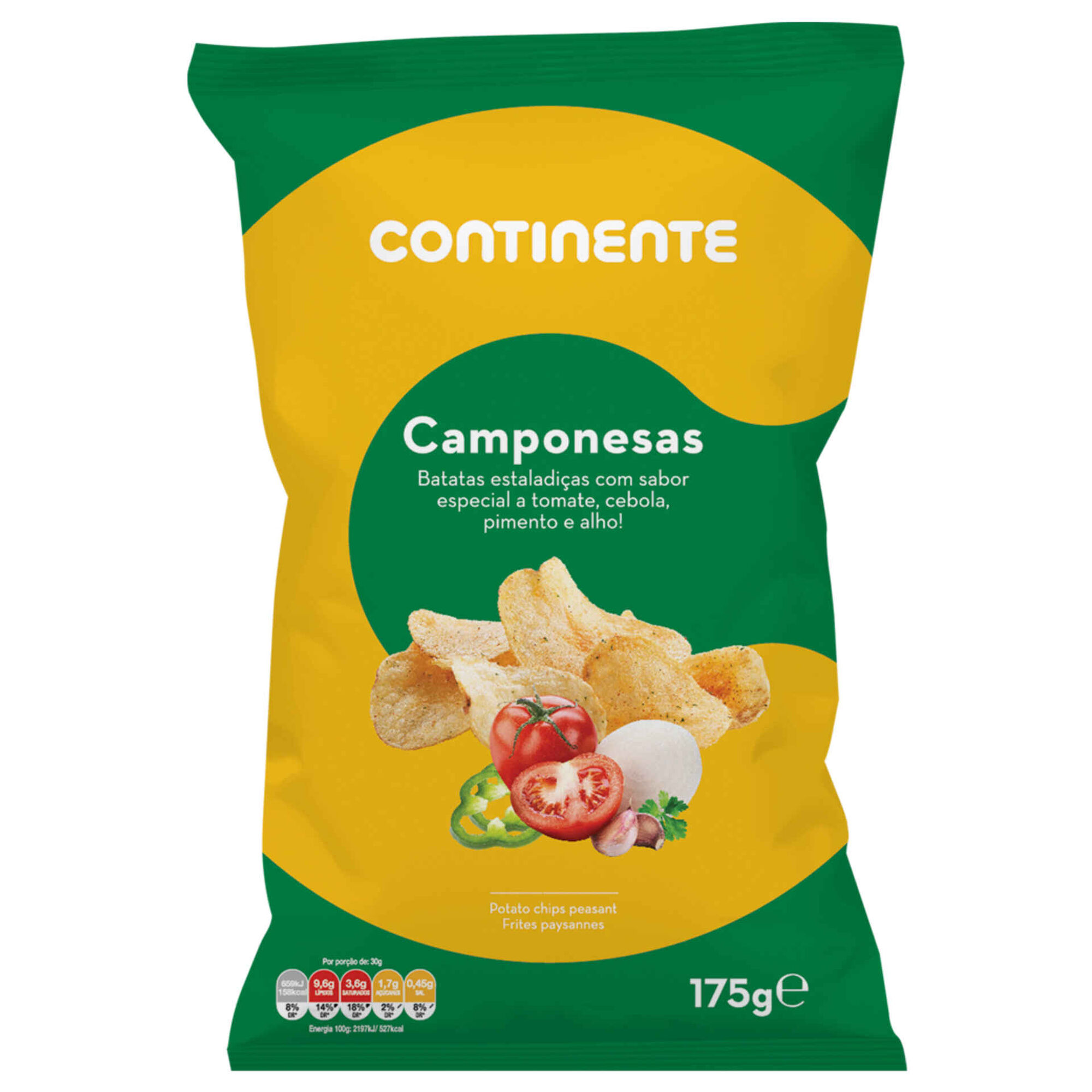 Batata Frita Lisa Sabor Camponesa