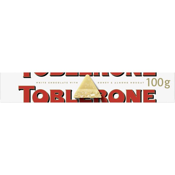 Tablete de Chocolate Branco com Mel e Amêndoas Toblerone
