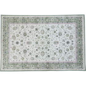 Tapete Desgastado Flores 60x90cm Kasa