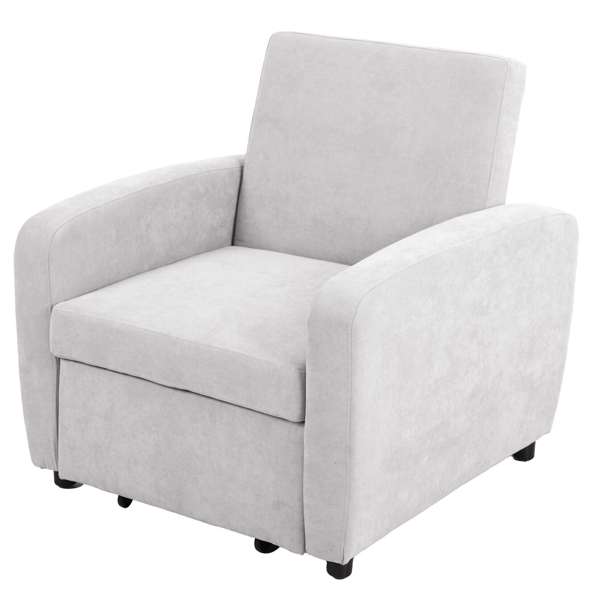 Poltrona Cama 4 em 1 Cinza Kasa