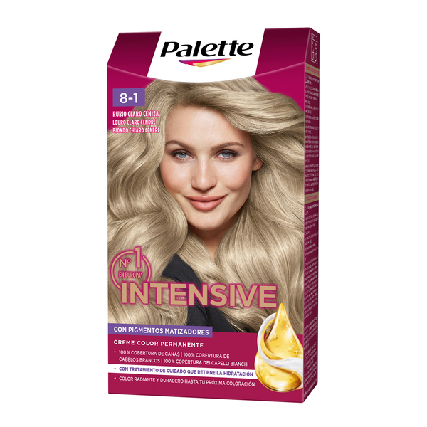 Coloração Permanente Intensive Louro Claro Cendre 8.1 Schwarzkopf Palette