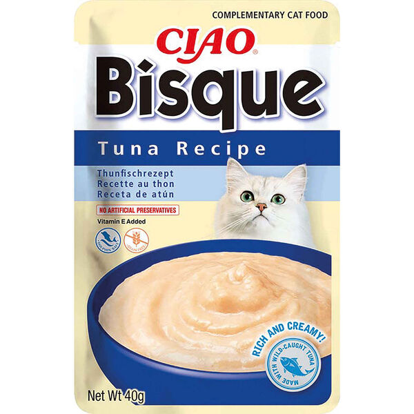 Snack para Gato Bisque Atum Ciao