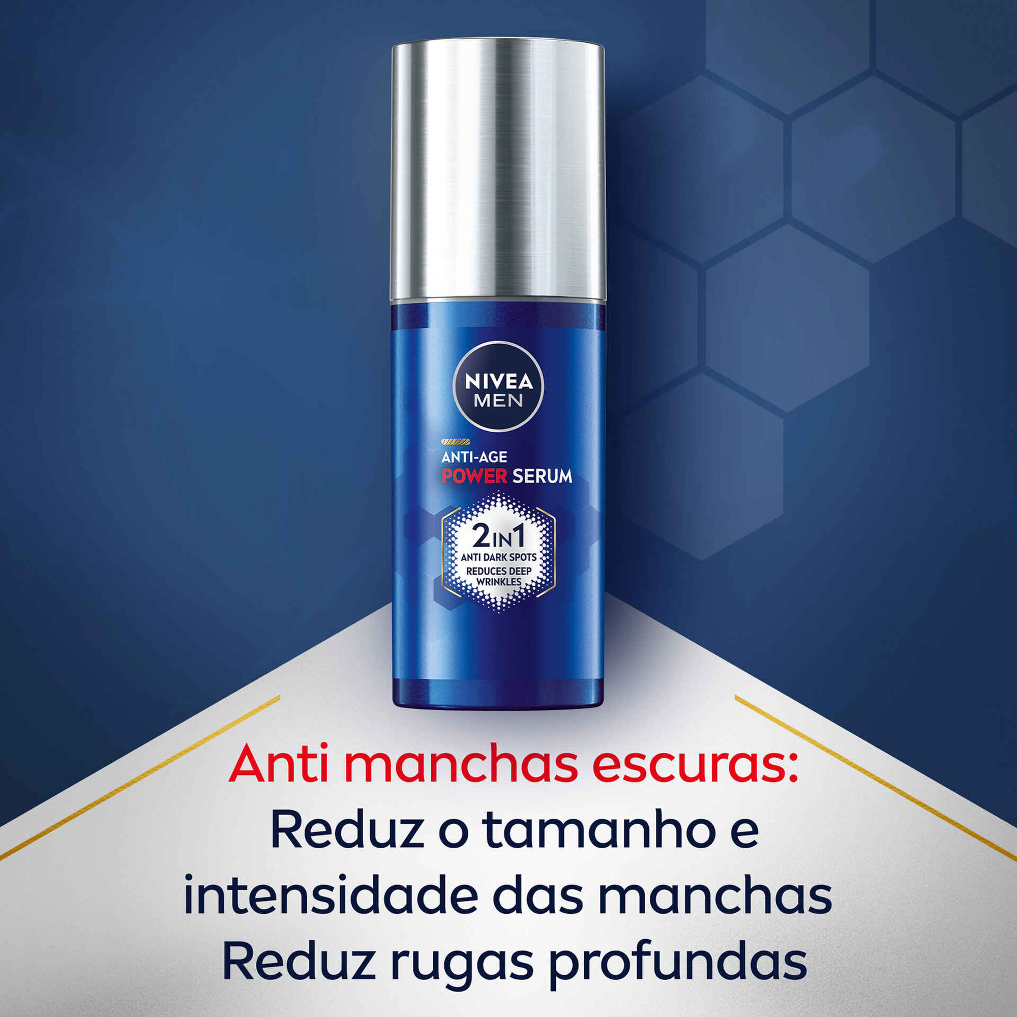 Sérum de Rosto Men Power Anti-Idade 2 em 1 Sérum de Rosto Men Power Anti-Idade 2 em 1