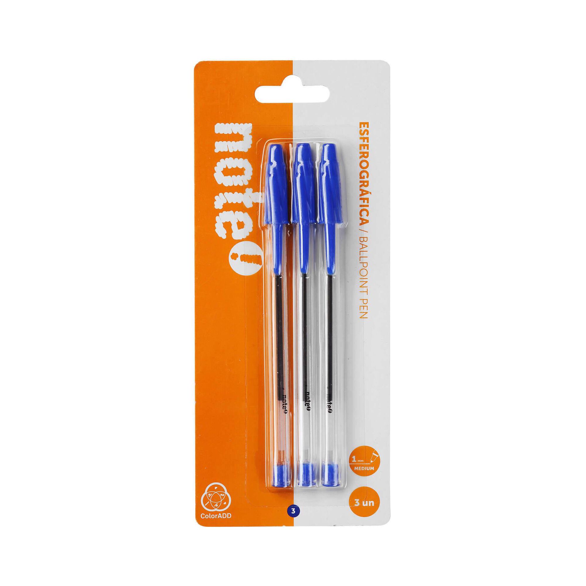 Esferogr&aacute;fica de Tinta Azul Note!