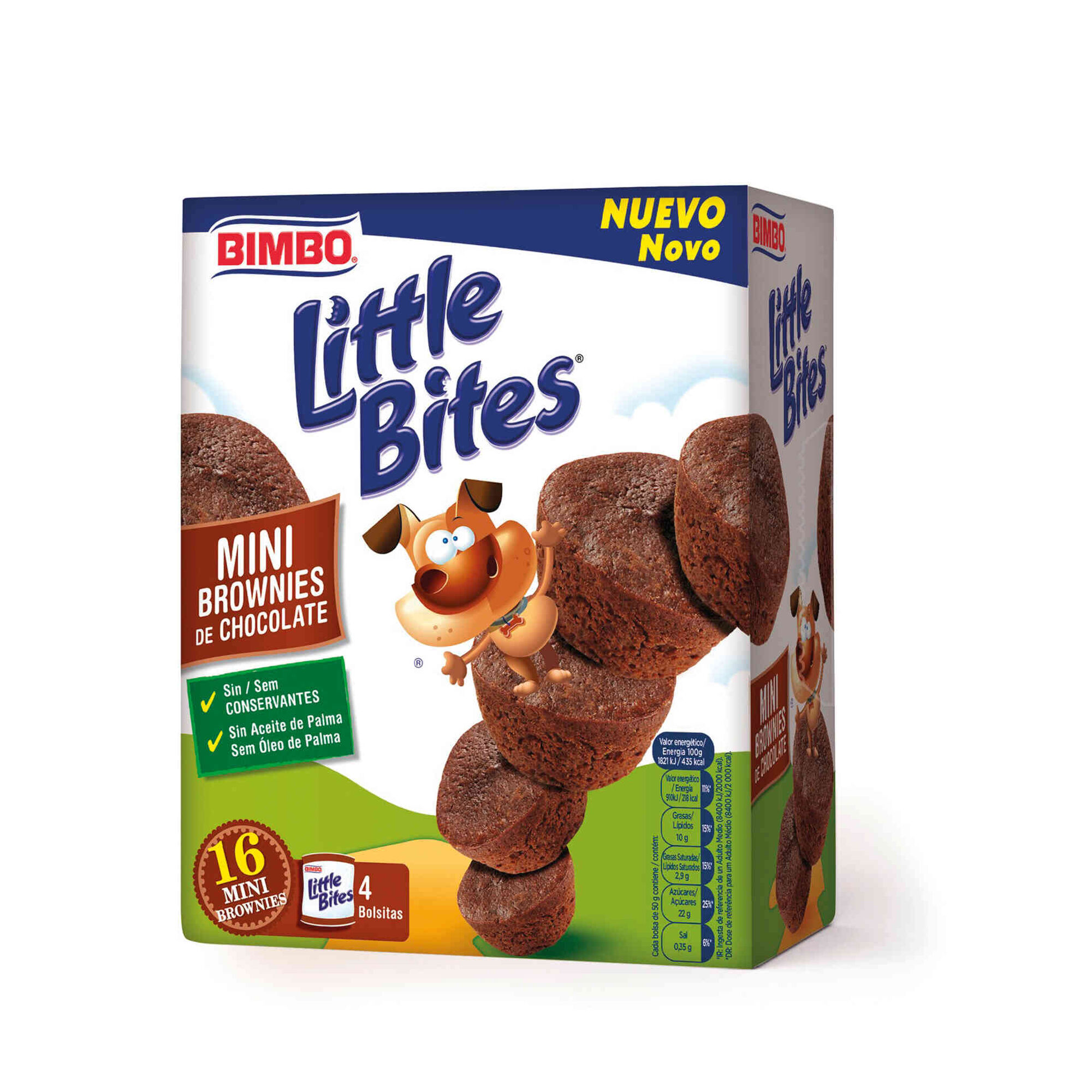 Mini Brownies de Chocolate Little Bites emb. 200 gr (4 un) Bimbo