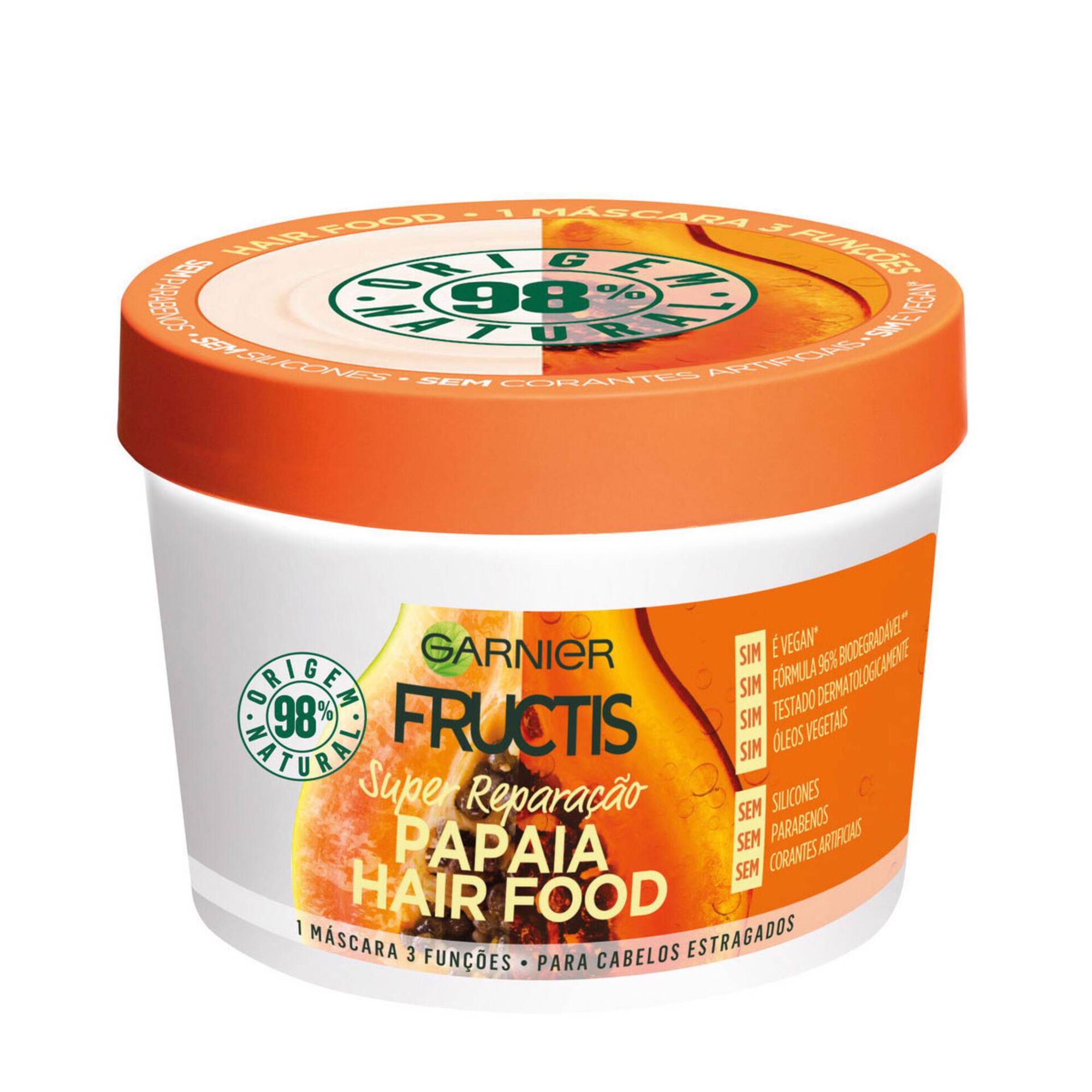 Máscara Cabelo Fructis Papaia Hair Food