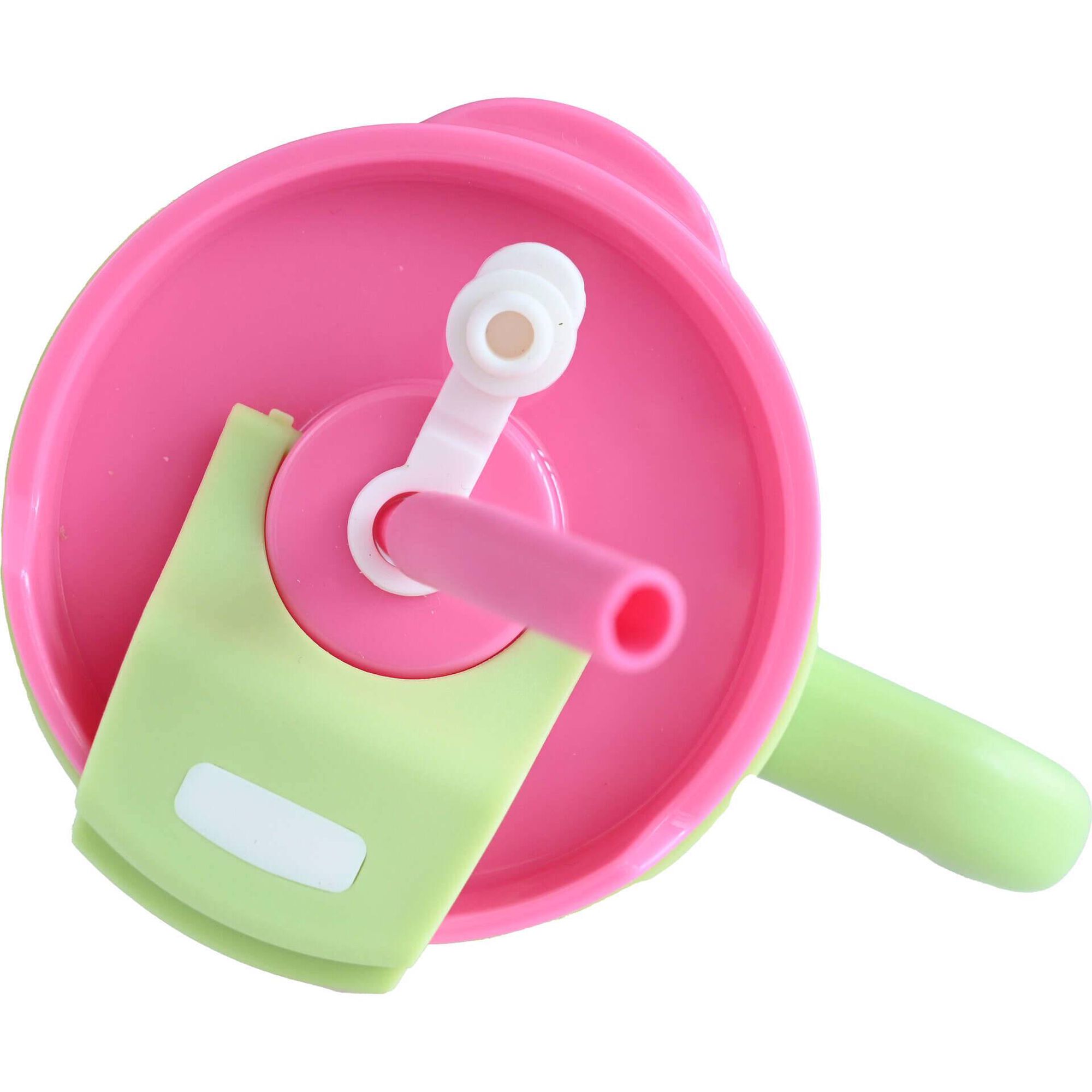 Caneca Strips 850ml Rosa e Verde
