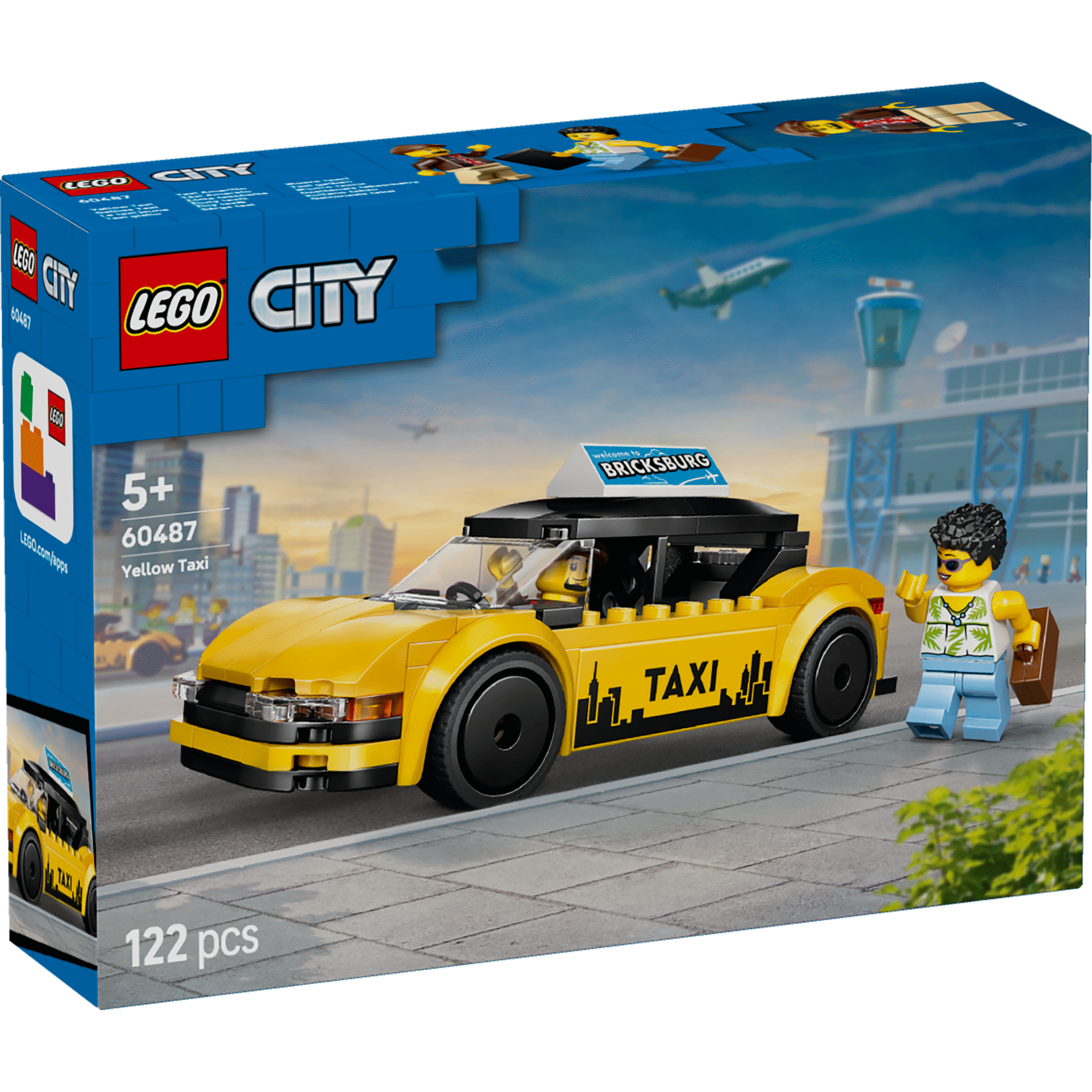 LEGO City - T&aacute;xi Amarelo - 60487