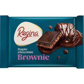 Tablete de Duplo Chocolate com Brownie Regina