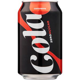 Refrigerante com Gás em Lata Cola Zero Continente