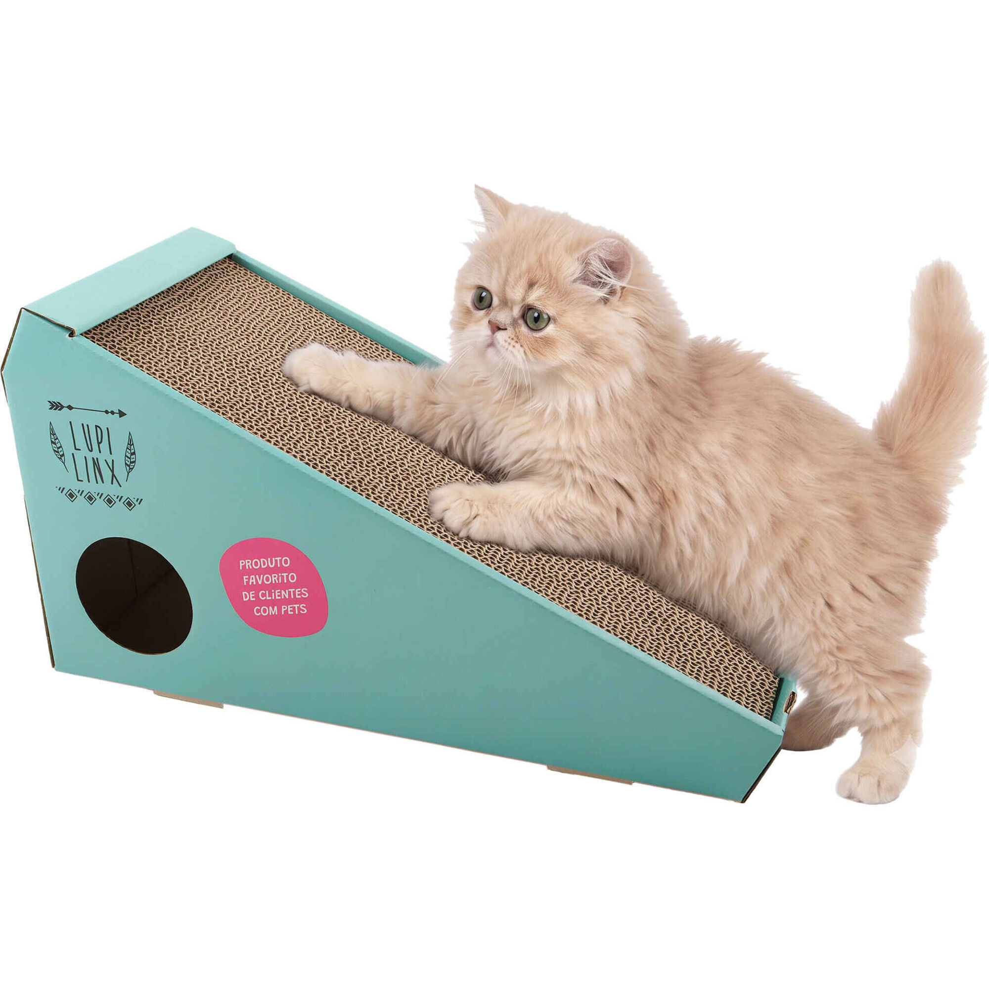 Arranhador para Gato Cart&atilde;o Rampa 36cm Lupi Linx