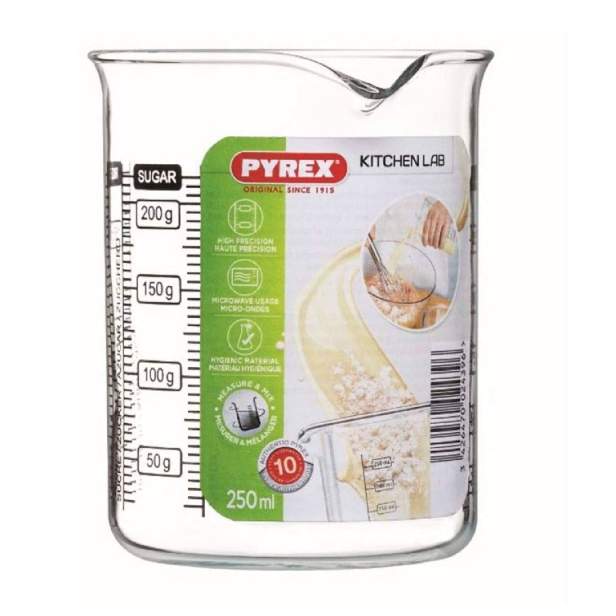 Copo Medidor Vidro 250ml Kitchen Lab Copo Medidor Vidro 250ml Kitchen Lab