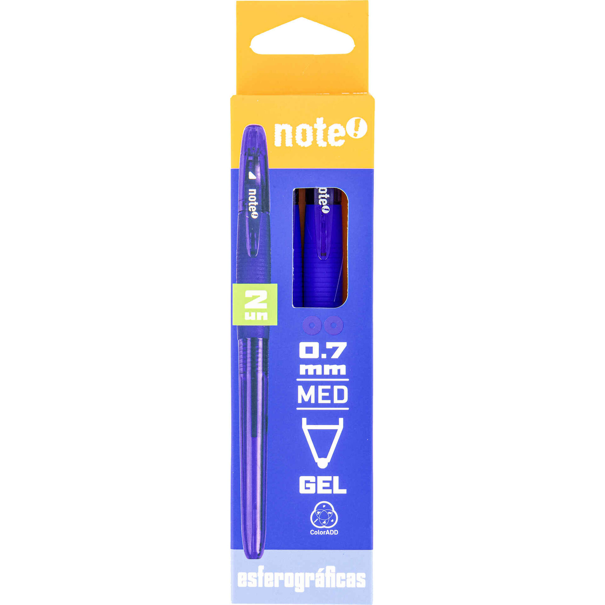 Conjunto 2 Canetas de Tinta Gel Azul Note!