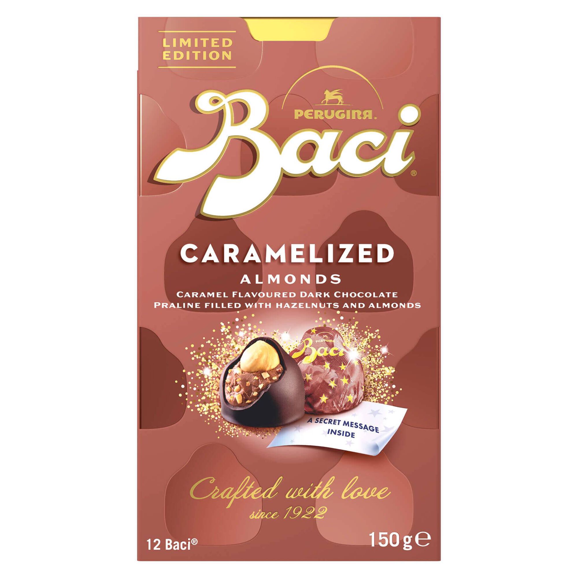 Bombons de Chocolate Negro Caramelizado com Avelã e Amêndoa