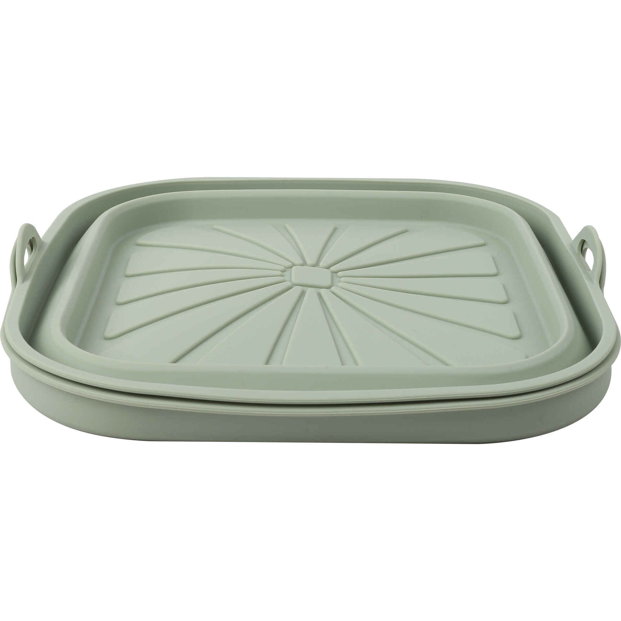 Conjunto 2 Bases Silicone para Fritadeira sem &Oacute;leo Quadradas