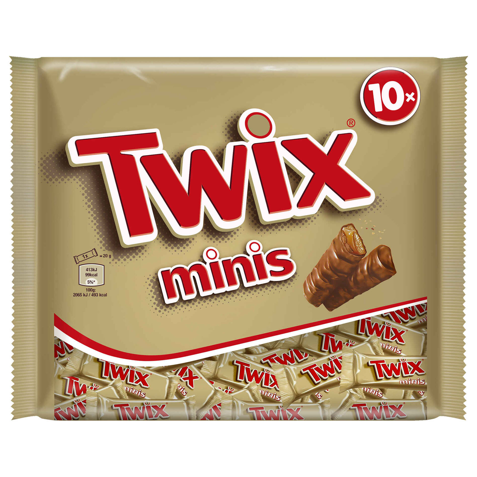 Snack de Chocolate com Biscoito e Caramelo Mini