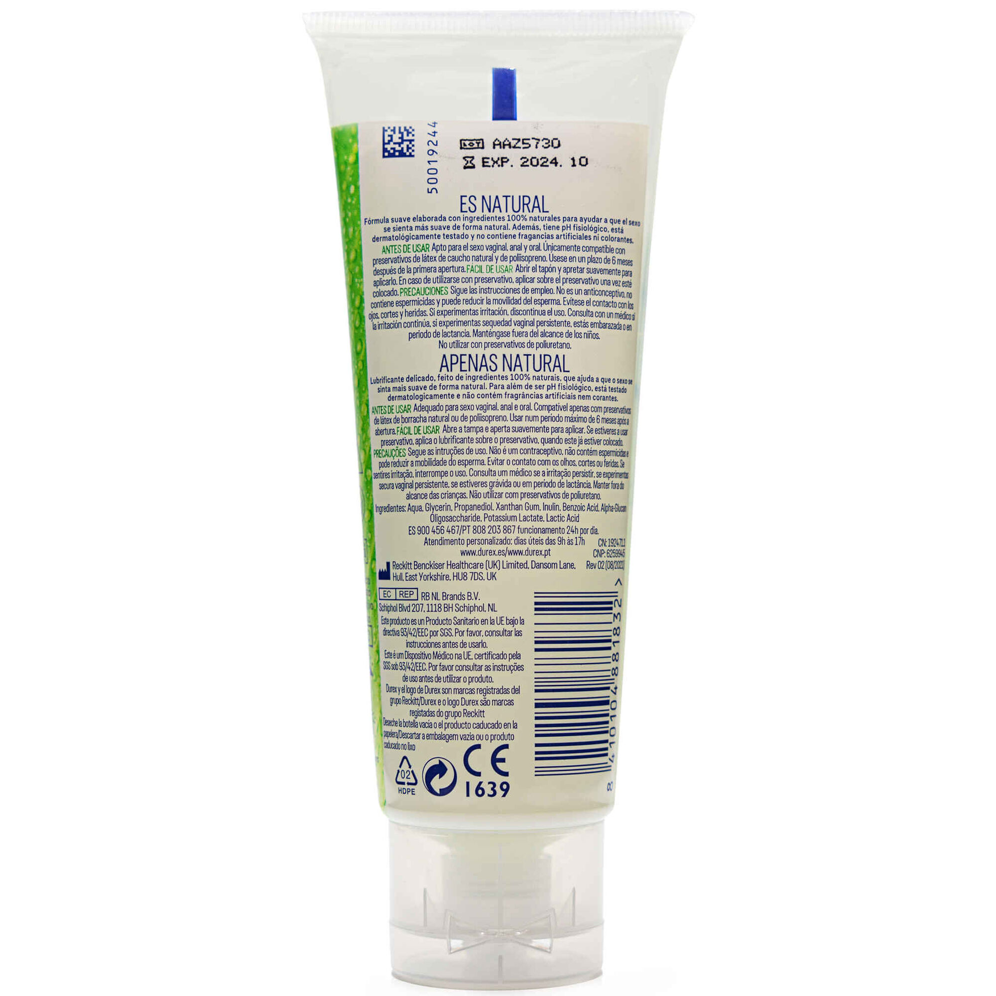 Gel Lubrificante Naturals