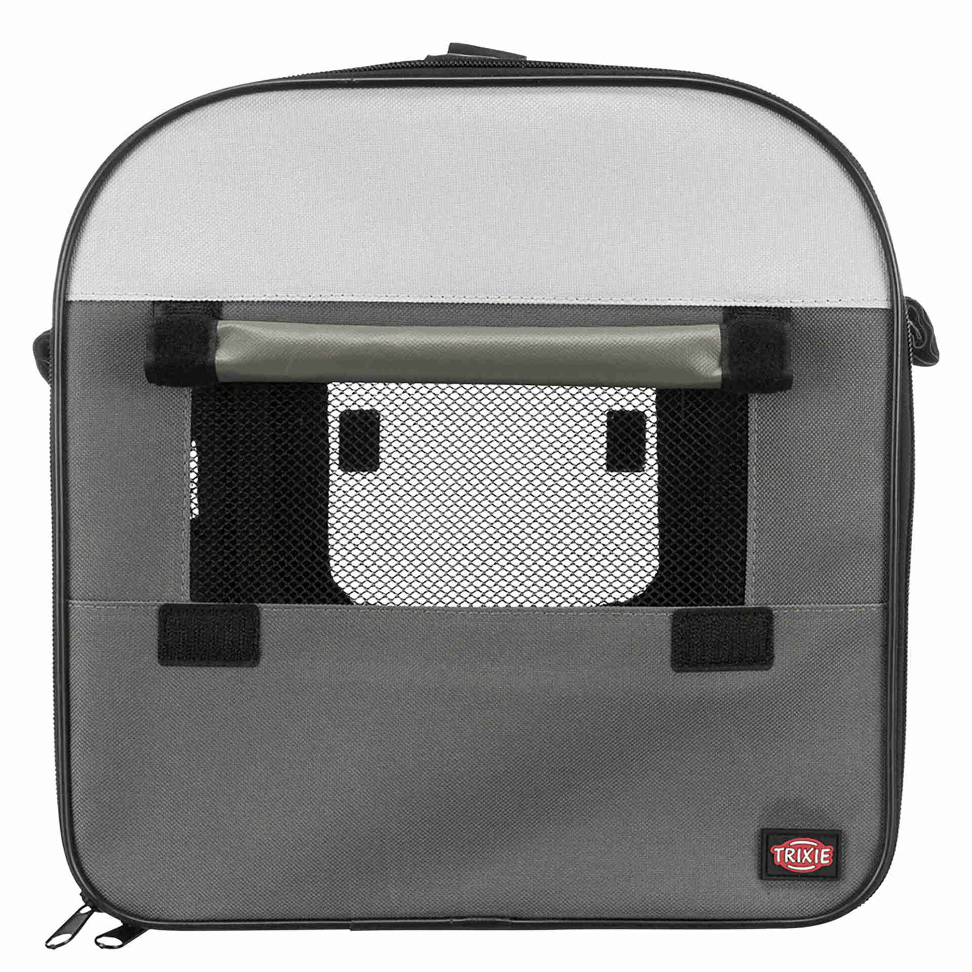 Transportadora para C&atilde;o Tecido Azul Nylon Tcamp 32x32x37 cm