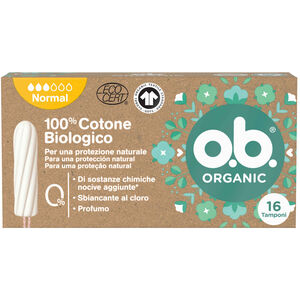 Tampão Digital Organic Normal Bio o.b.