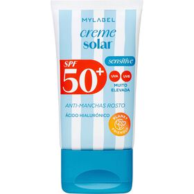 Protetor Solar Creme Sensitive Anti-Manchas FPS 50 MyLabel