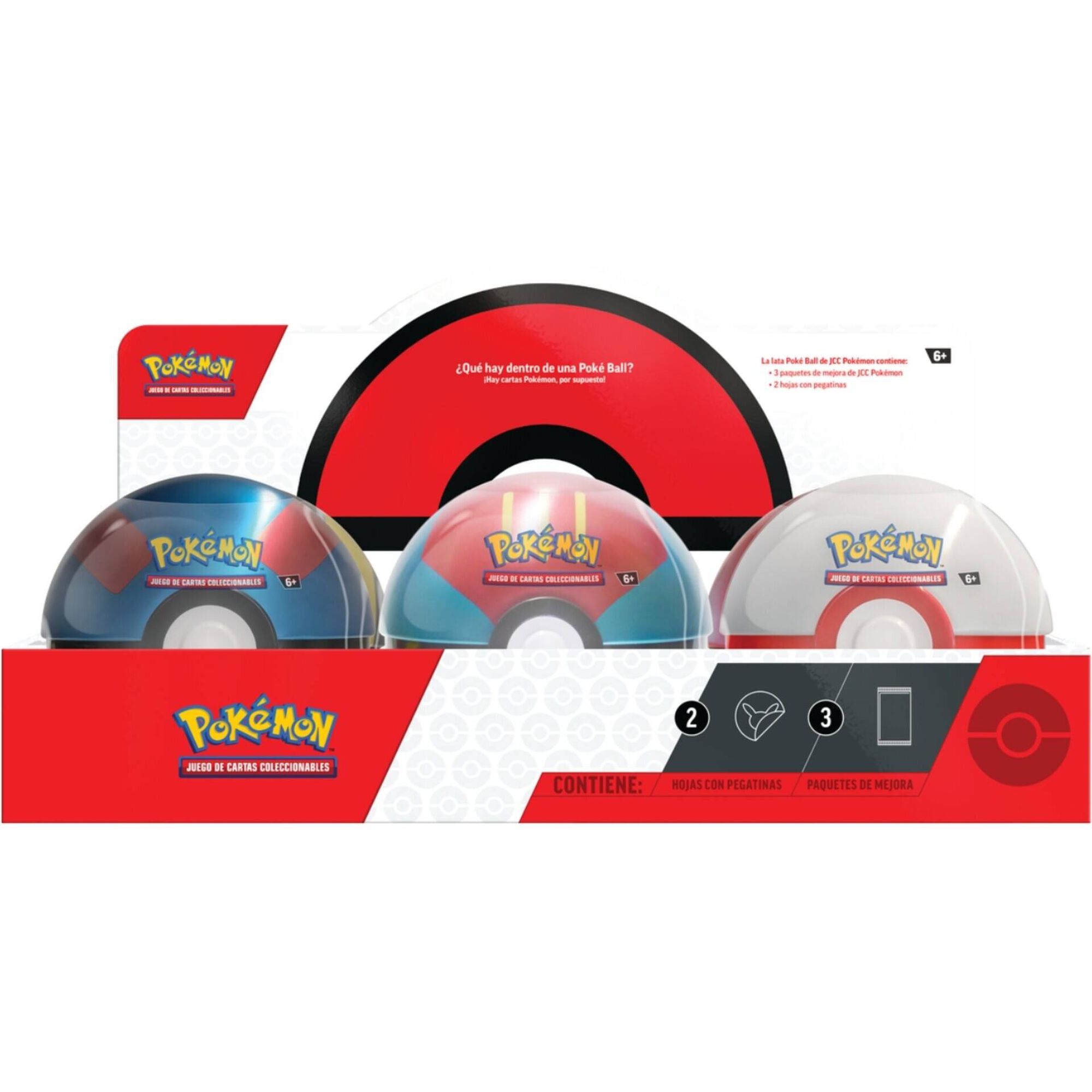 Pok&eacute;mon - Cartas TCG - Pok&eacute; Ball Tin (v&aacute;rios modelos)