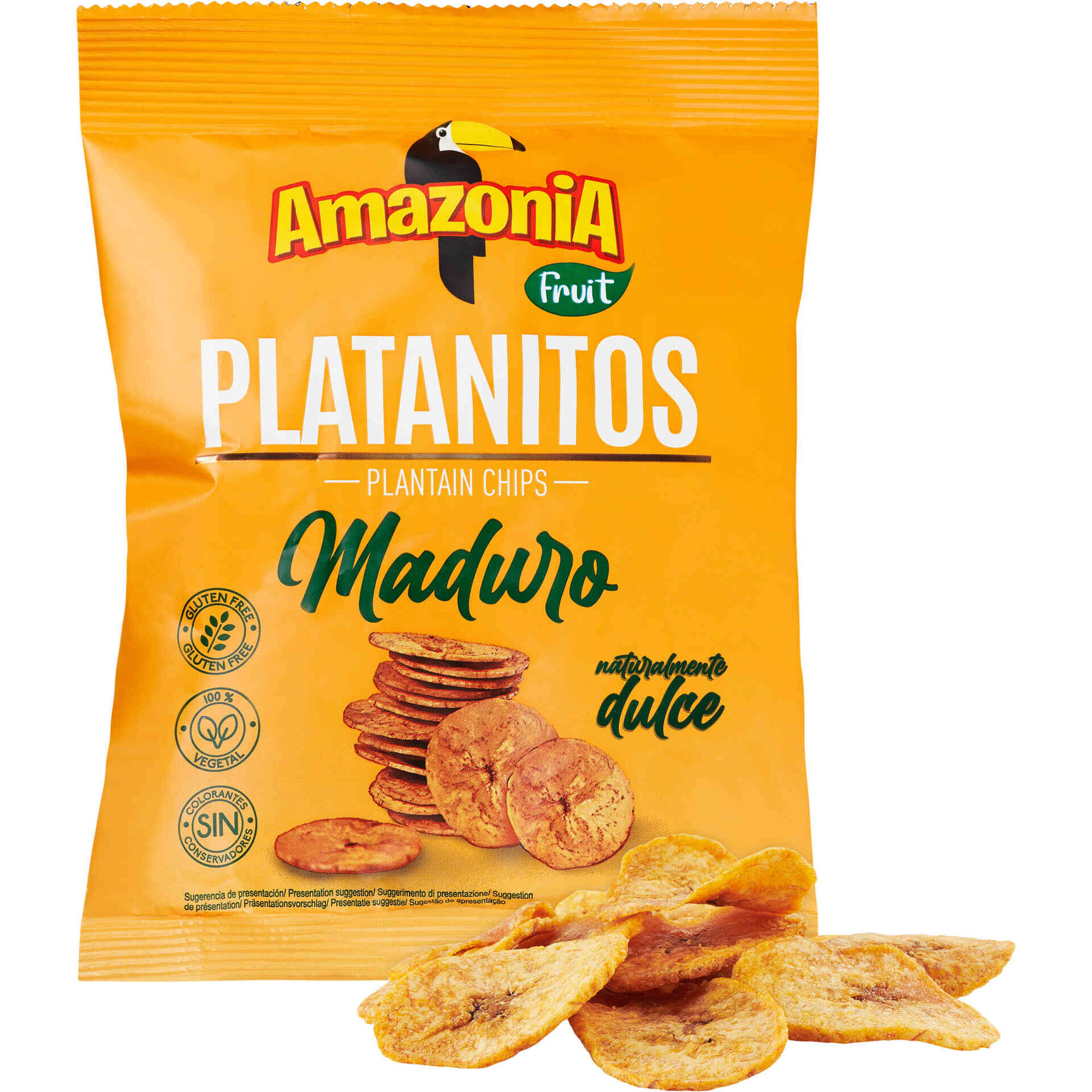 Snack de Banana Platanitos Doces Amazonia