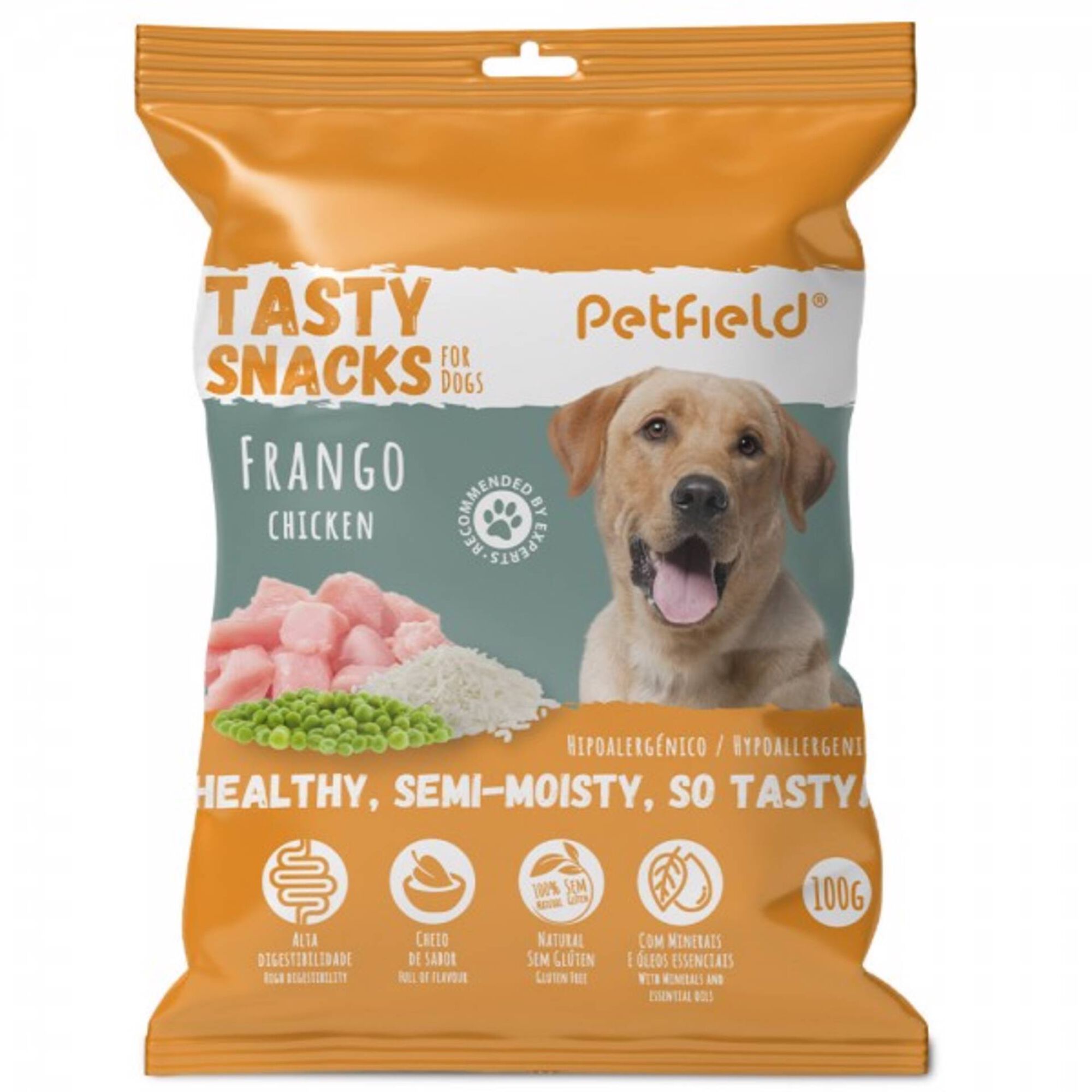 Snack para C&atilde;o Tasty Snacks Frango Petfield