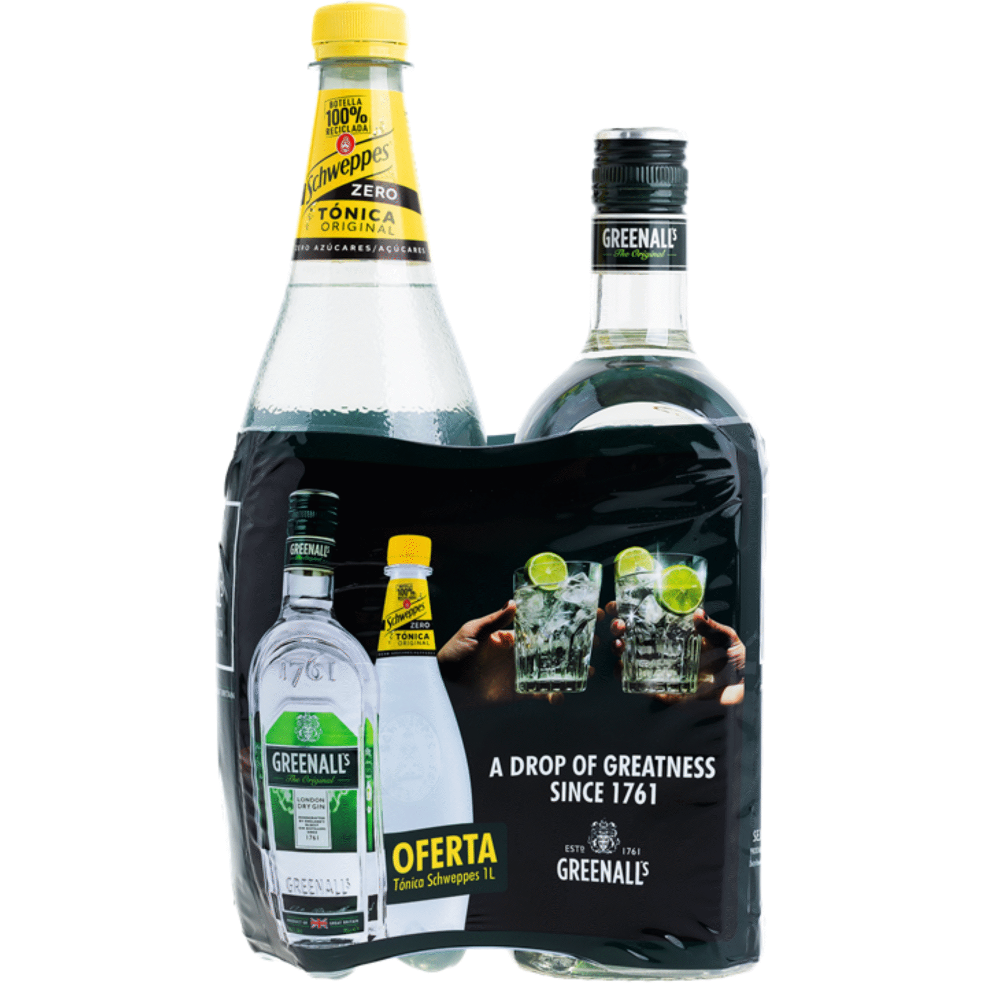 Gin Greenall's com Oferta Água Tónica