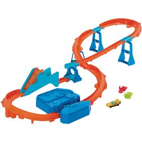 Hot Wheels - Pista Track Creator 3 em 1 Kit Circuito Supersalto