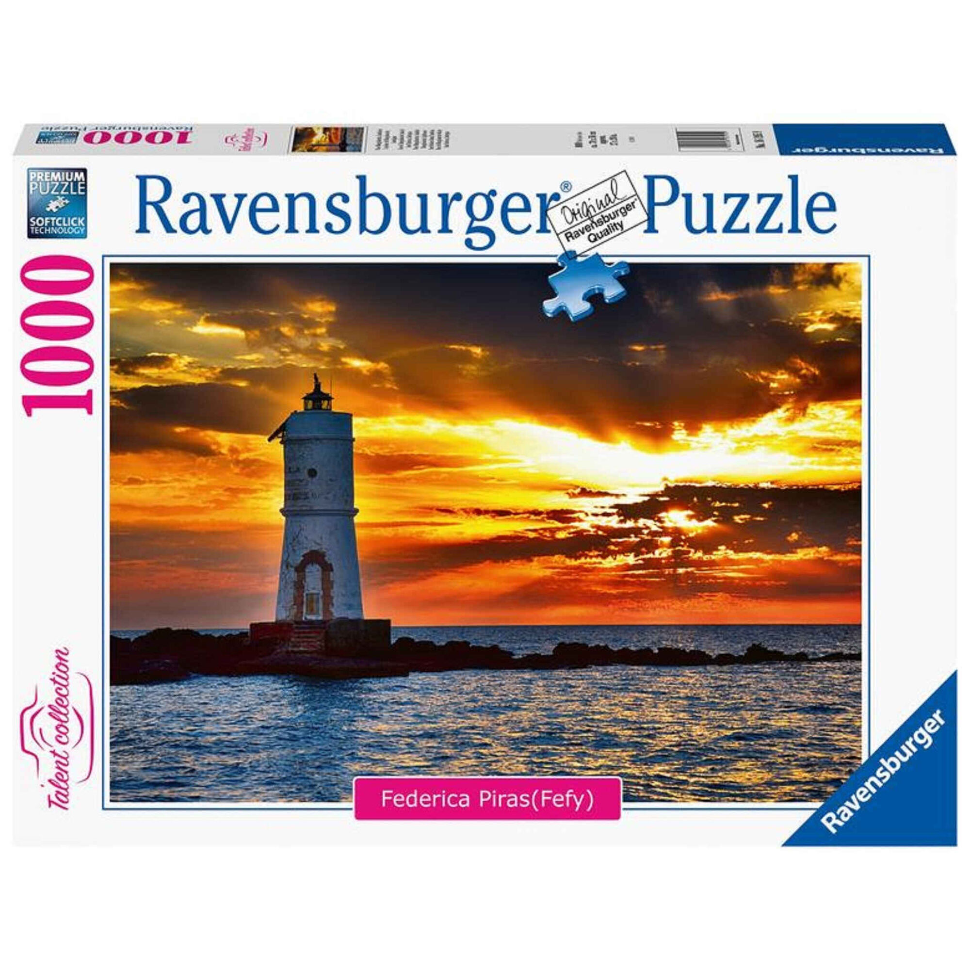 Puzzle Farol de Mangiabarche Sardenha 1000 Peças