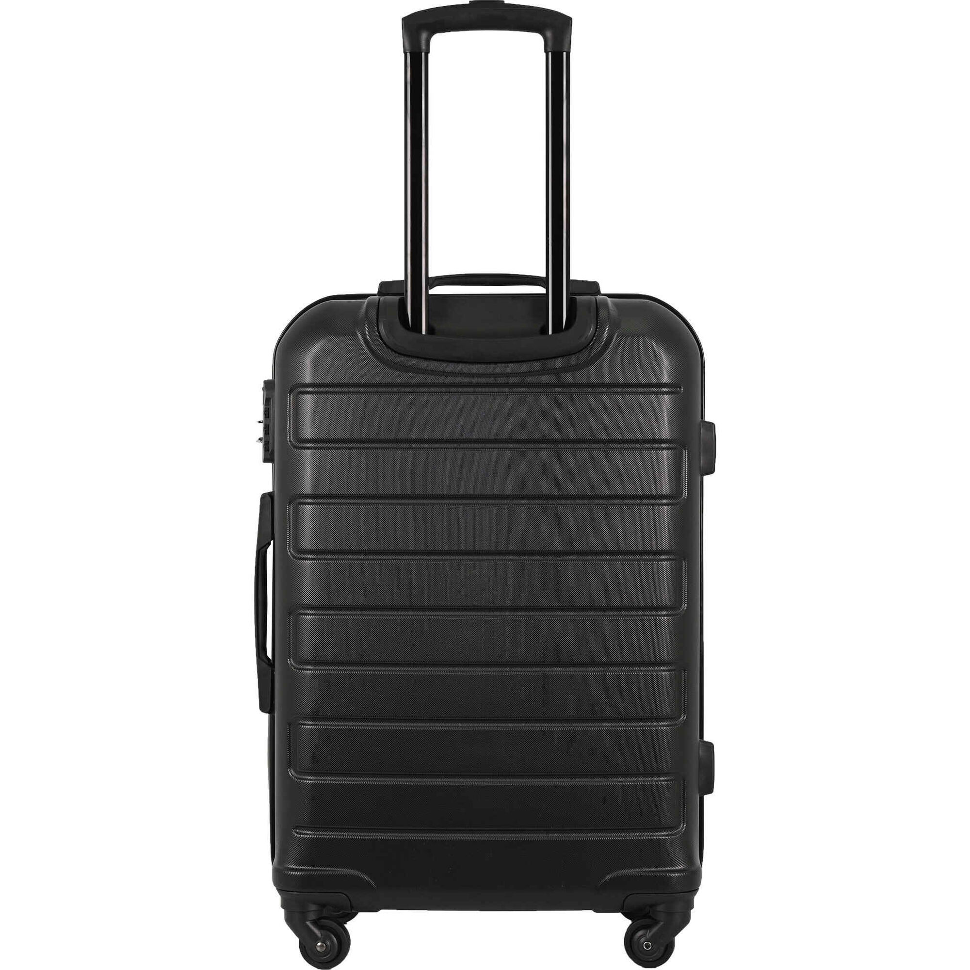 Mala de Viagem M&eacute;dia 4 Rodas Preta Lifestyle Berg